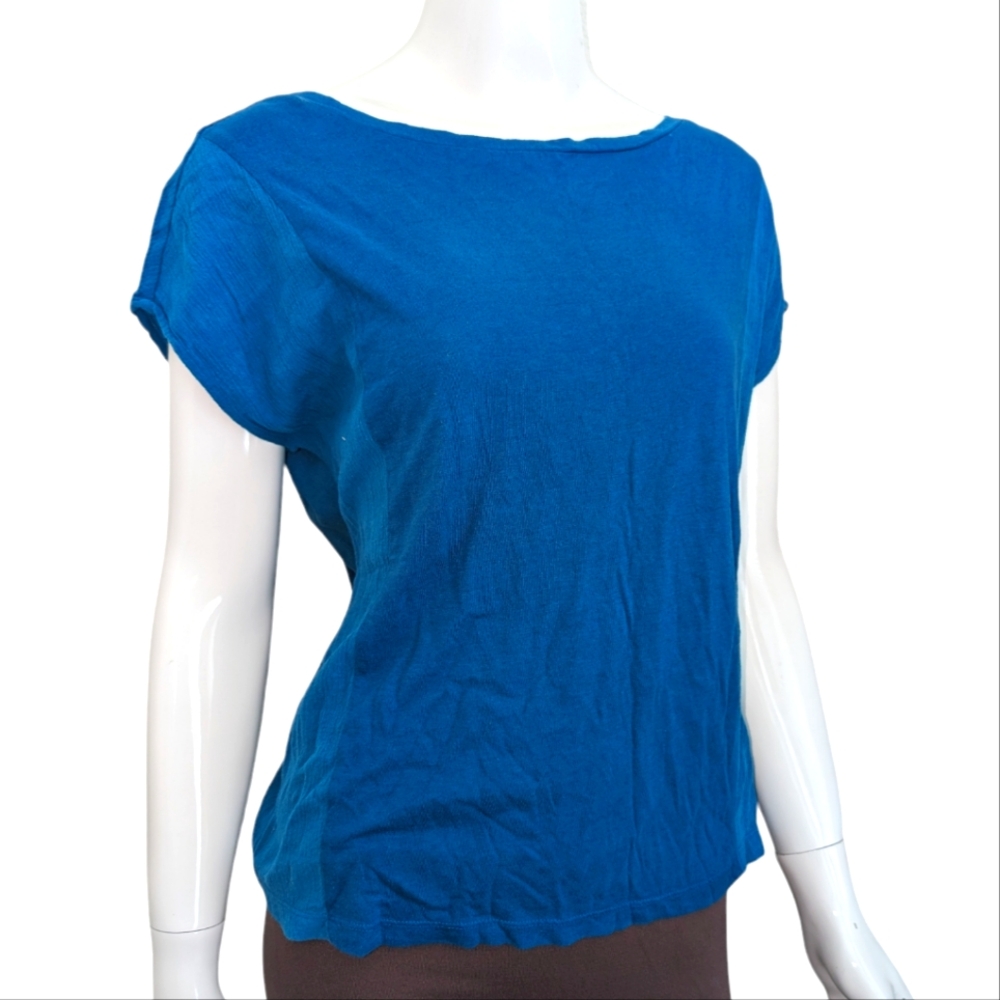 Threads 4 Thought blue top size small NWT